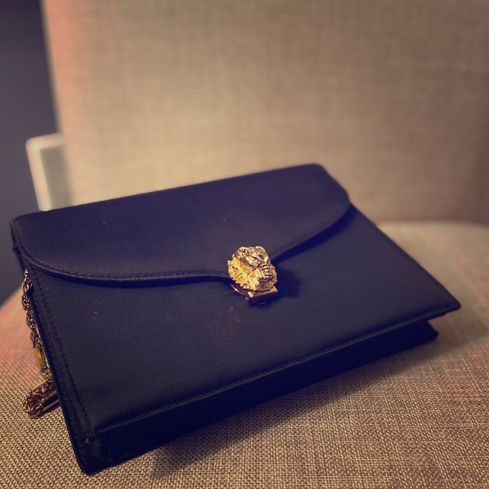 👛 Vintage Jaguar clasp evening purse